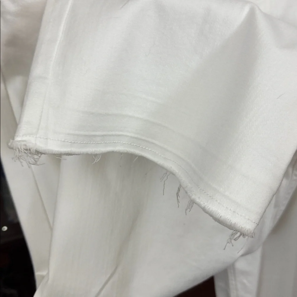 NWT J. Jill Denim White Full Leg Crops - Size 10T - Authentic Fit